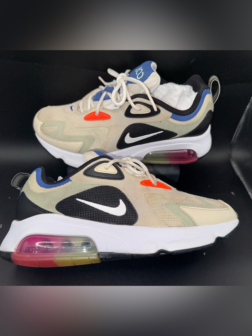 Nike Air Max 200 Summit White/Black Racer Blue Women’s Size 7 CI3867-200